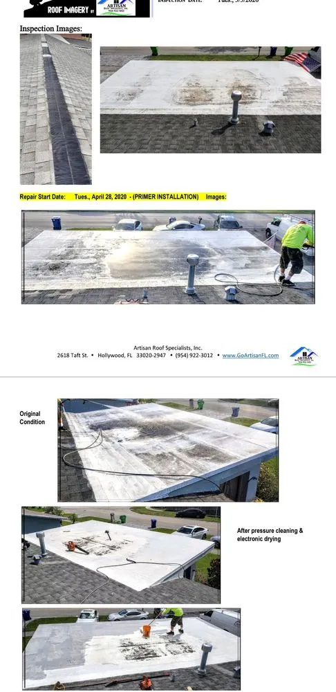 Slide of Artisan Roof Specialists