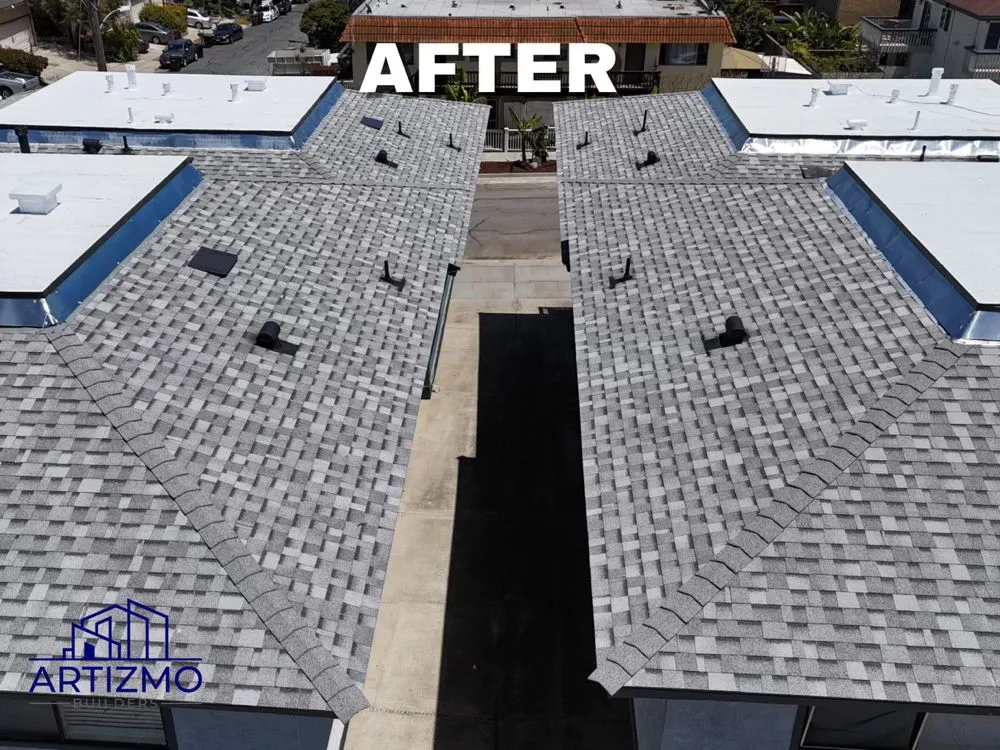 Professional roof replacement same-day service in San Fernando Valley, CA by Artizmo Builders