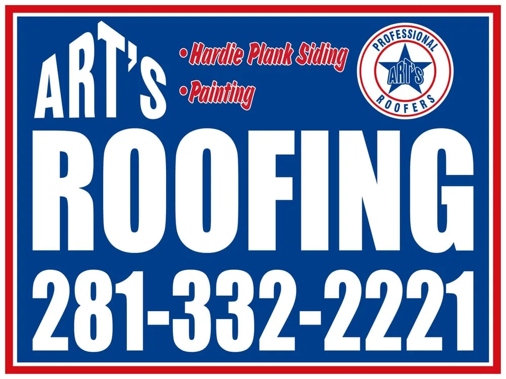 Slide of Art's Roofing