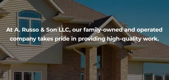 Slide of ARusso & Son Roofing Siding & Gutters