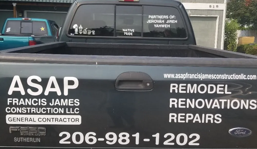 Slide of Asap Francis James Construction