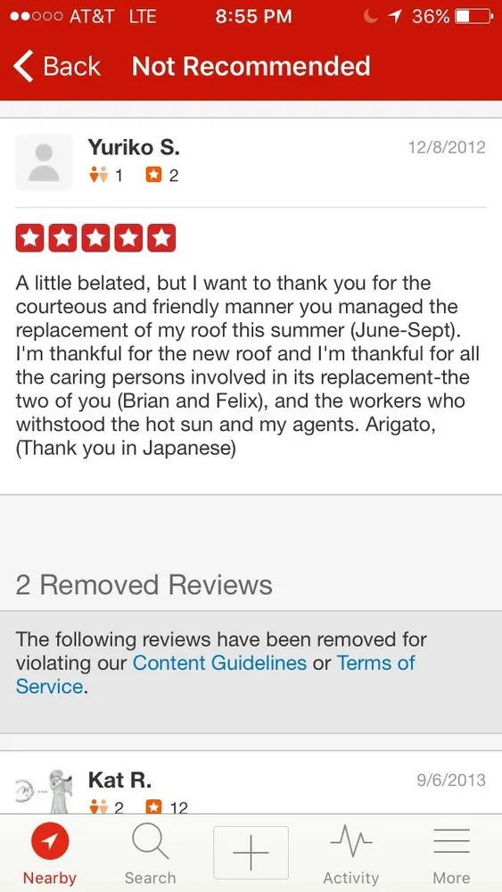 Slide of Asap Roofing