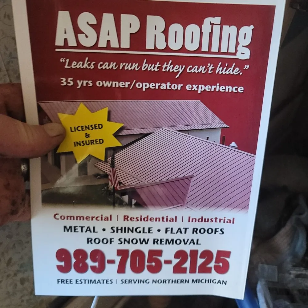 Slide of ASAP Roofing