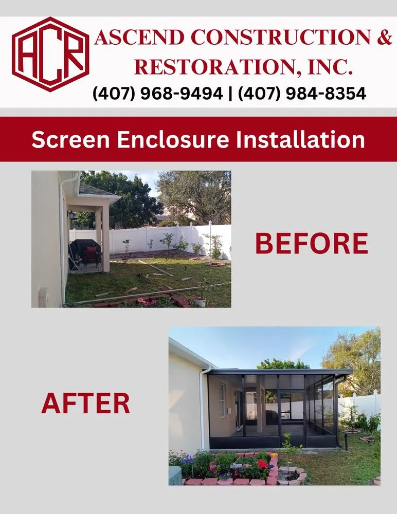 Slide of Ascend Construction and Restoration