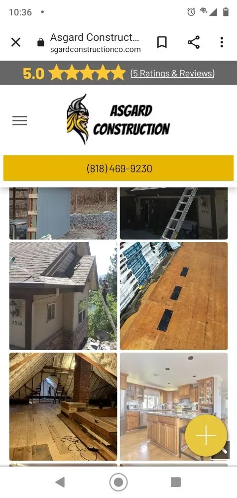 Slide of Asgard construction