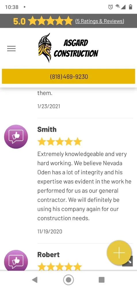 Slide of Asgard construction