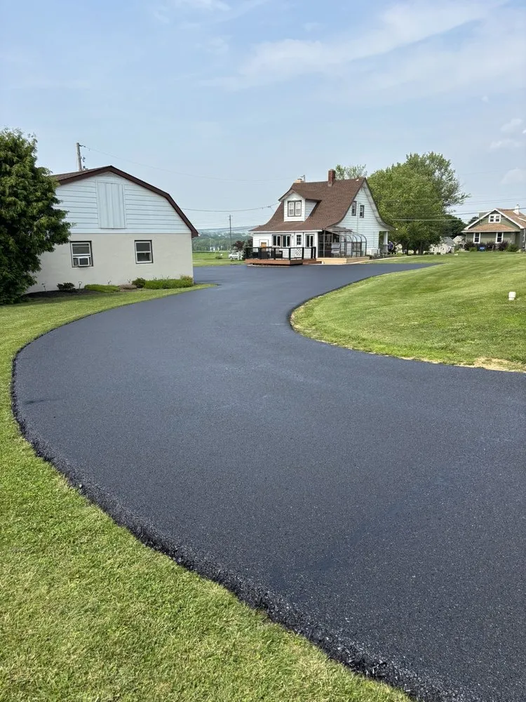 Slide of Asphalt Sealing By John Johnston And Son