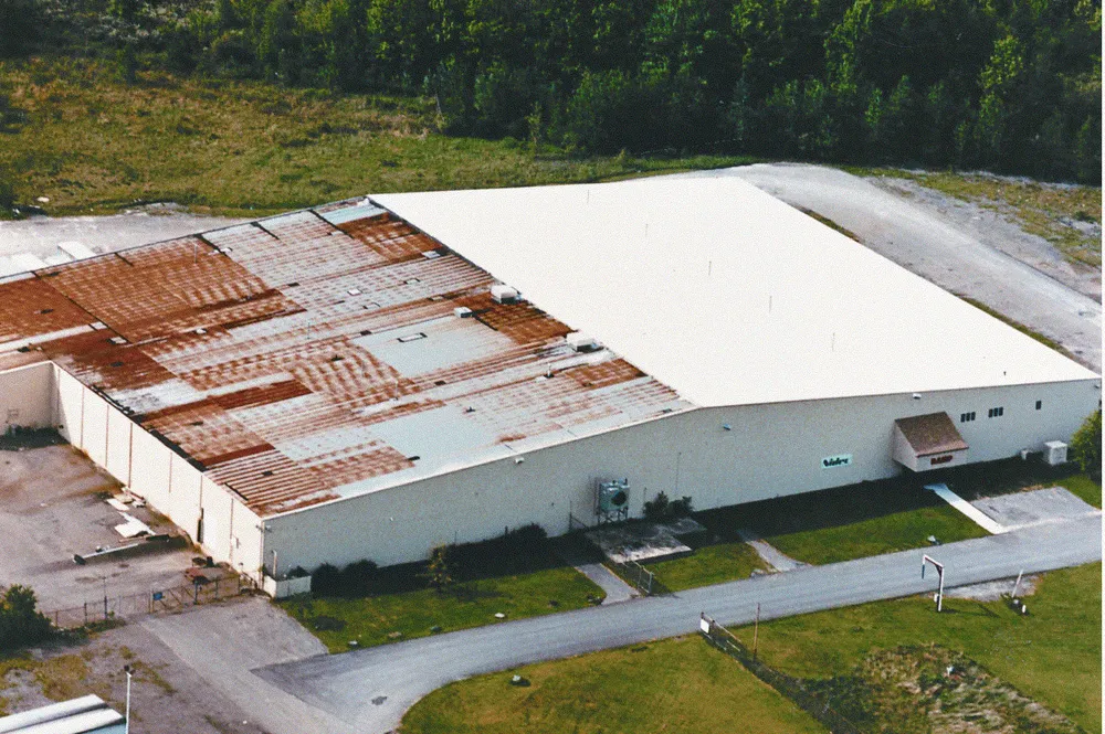 Slide of Astec Re-Ply Roofing
