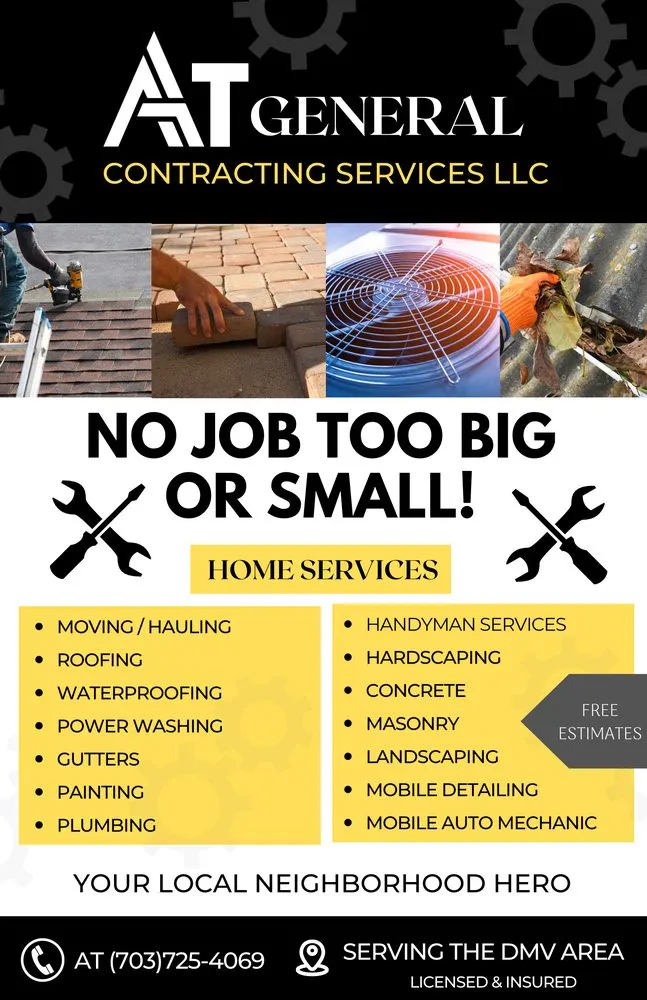 Slide of AT General Contracting Services