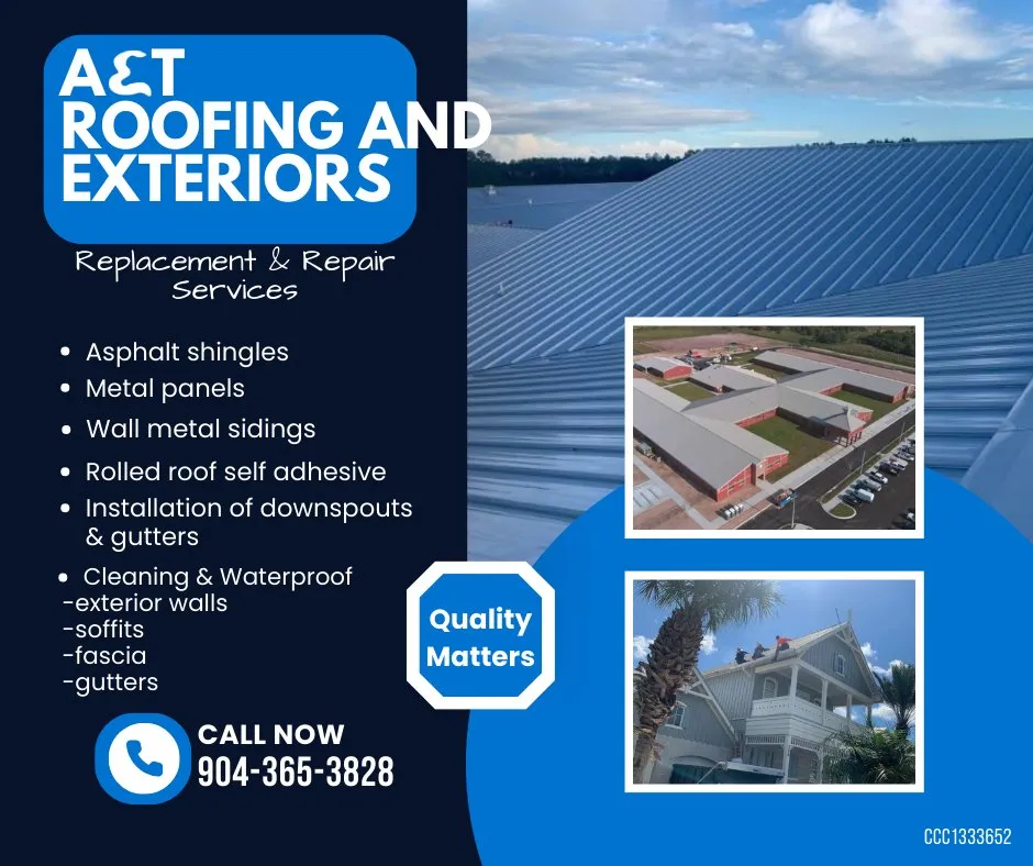 Slide of A&T Roofing and Exteriors