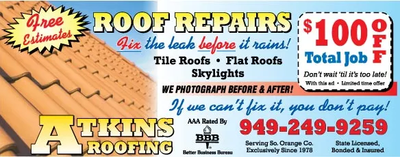 Slide of Atkins Roofing