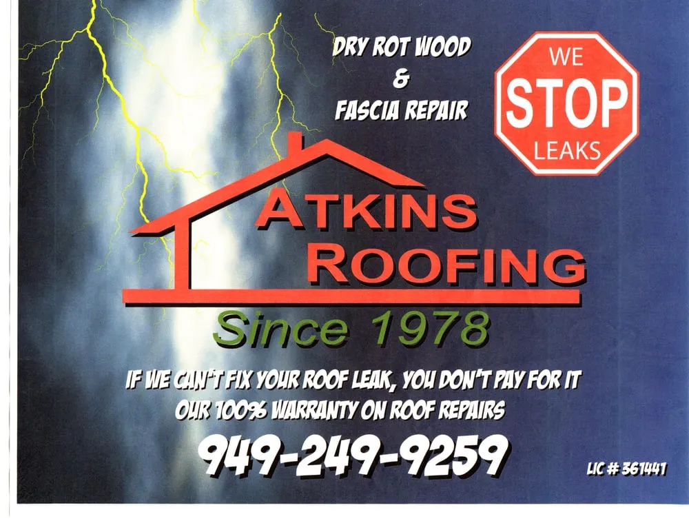 Slide of Atkins Roofing
