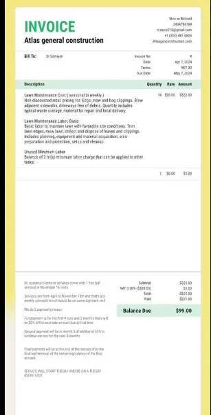 Slide of Atlas General Construction