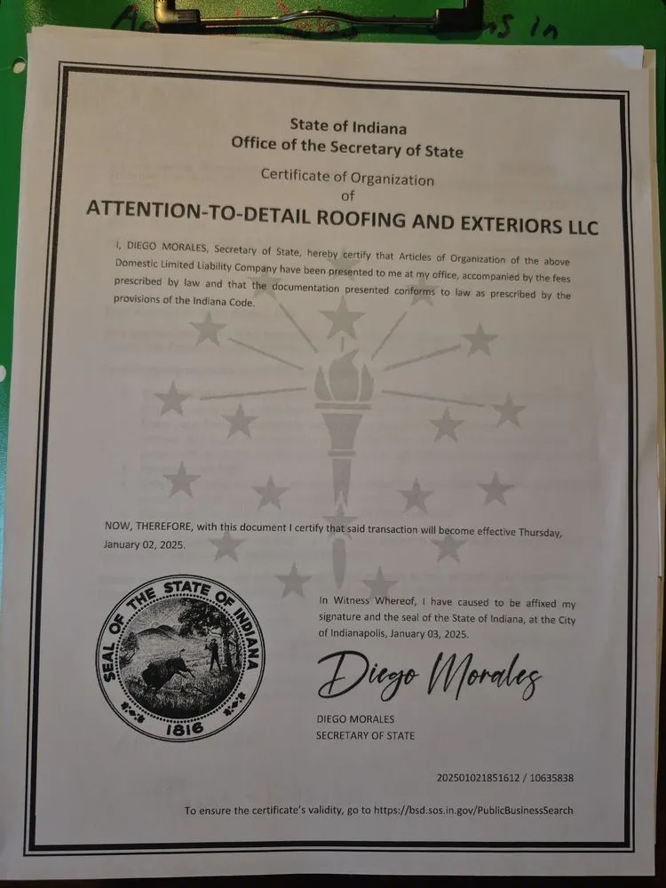 Slide of Attention to Detail Roofing & Exteriors