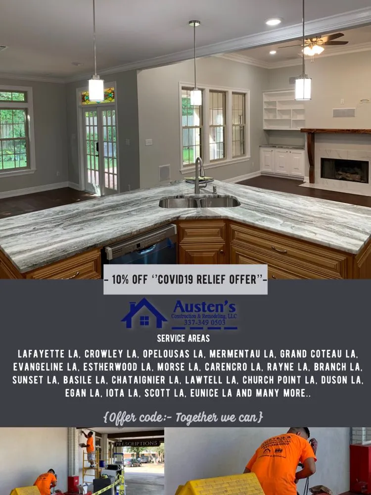 Professional roof inspection same-day service in Branch, LA by Austen's Construction & Remodeling