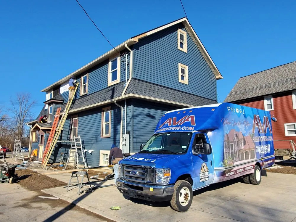 Slide of AVA Roofing & Siding
