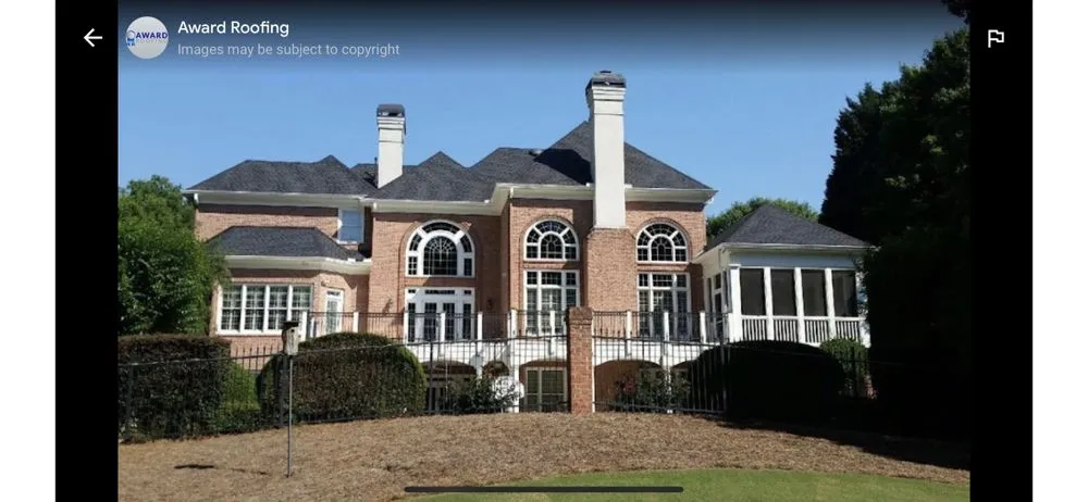 Slide of Award Roofing