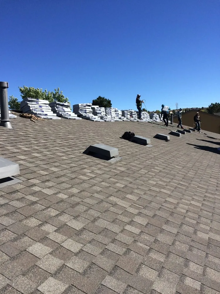 Slide of Axe Roofing