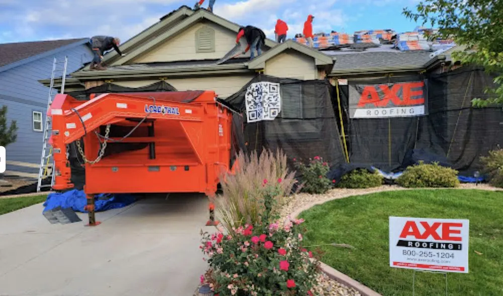Slide of Axe Roofing