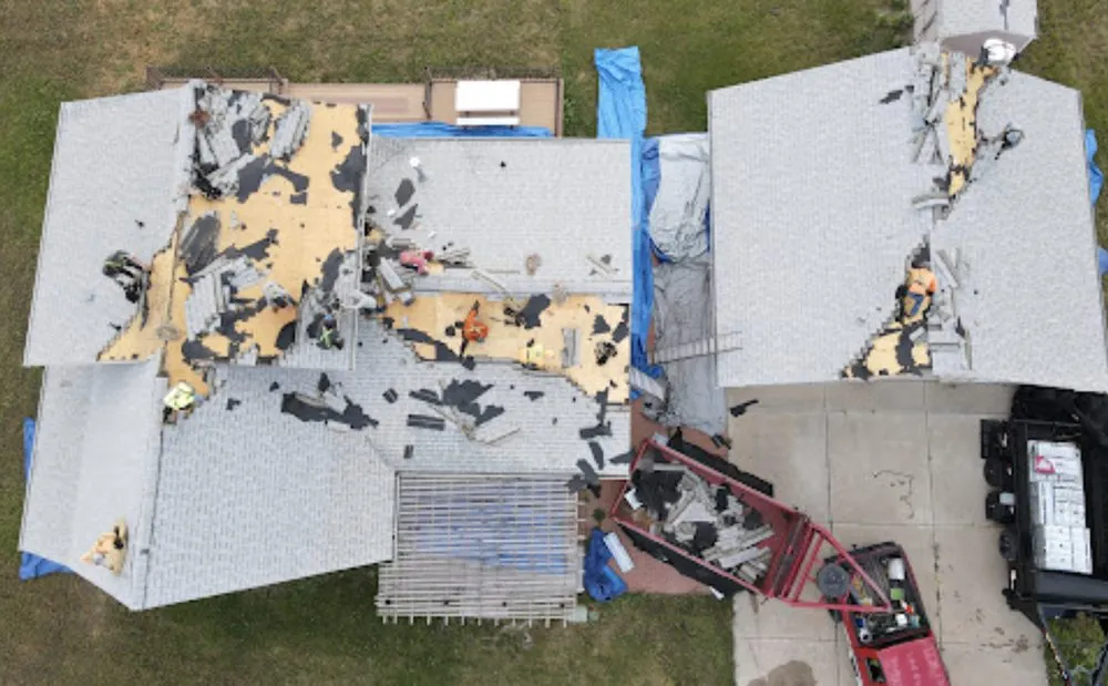 Slide of Axe Roofing