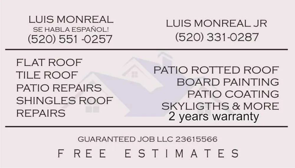 Slide of Az zone roofing
