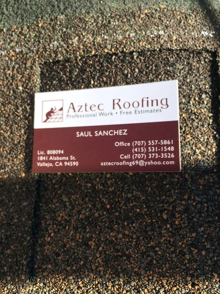 Slide of Aztec Roofing