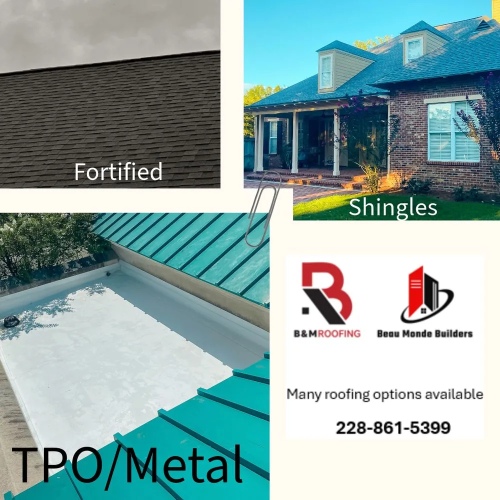 Slide of B & M Roofing