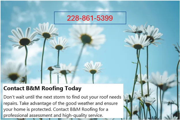 Slide of B & M Roofing