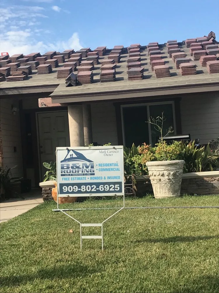 Slide of B & M Roofing