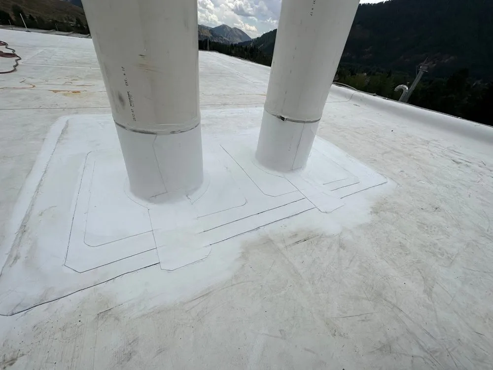 Slide of B E Roofing