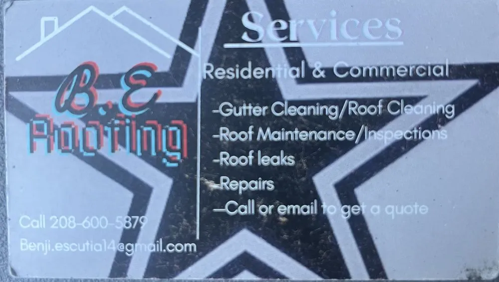 Slide of B E Roofing