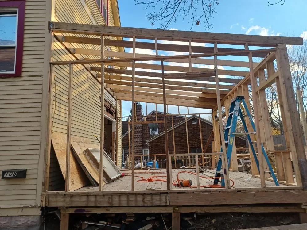 Slide of B&A construction