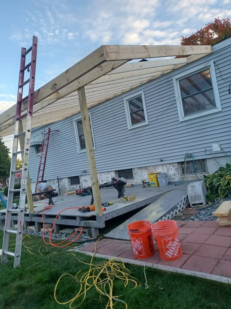 Slide of B&A construction