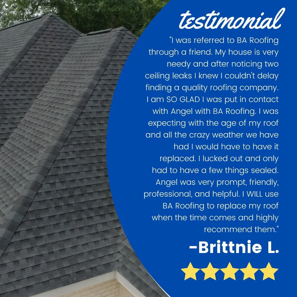 Slide of B.A. Roofing & Construction