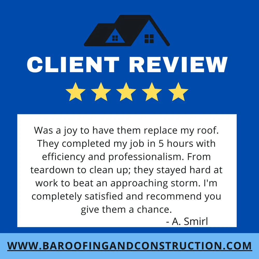 Slide of B.A. Roofing & Construction