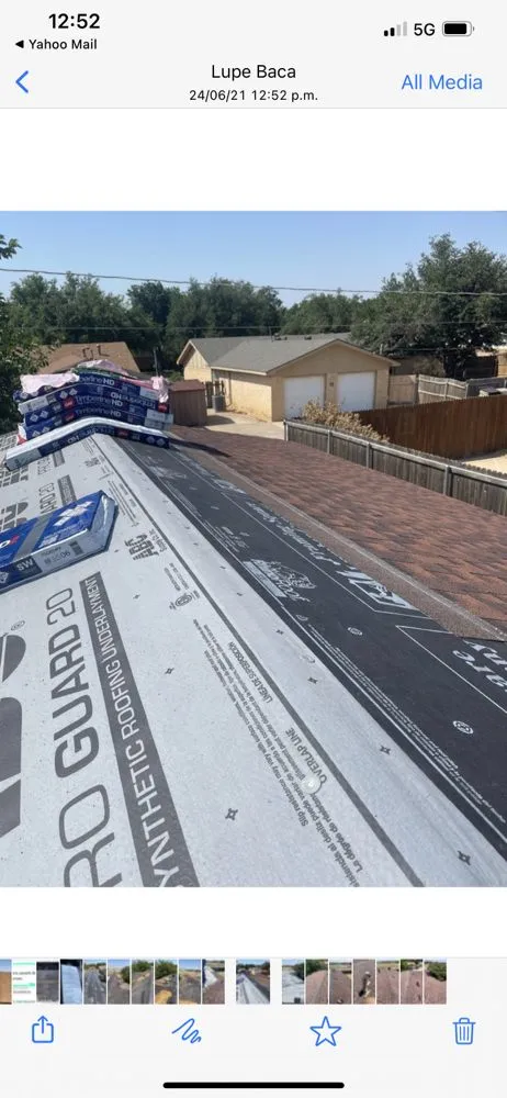 Slide of Baca Roofing