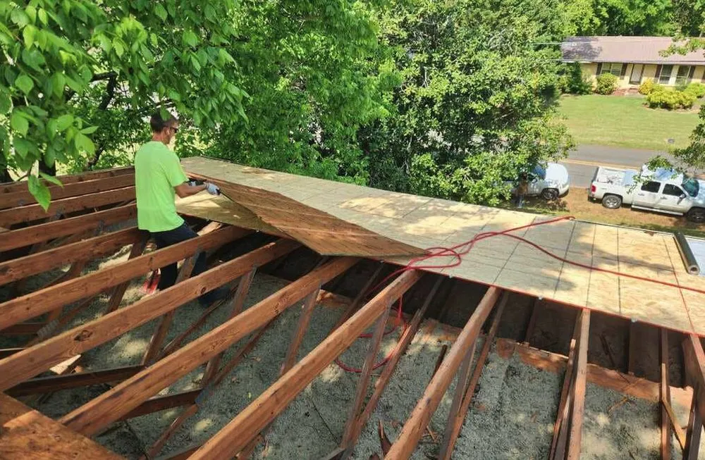 Slide of Backwoods Roofing