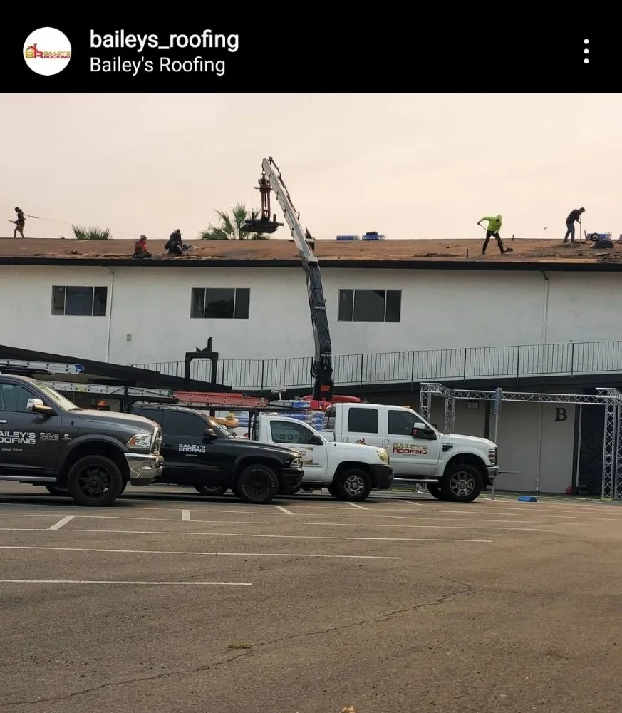 Slide of Bailey's Roofing