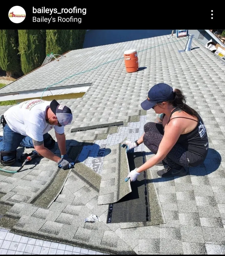 Slide of Bailey's Roofing