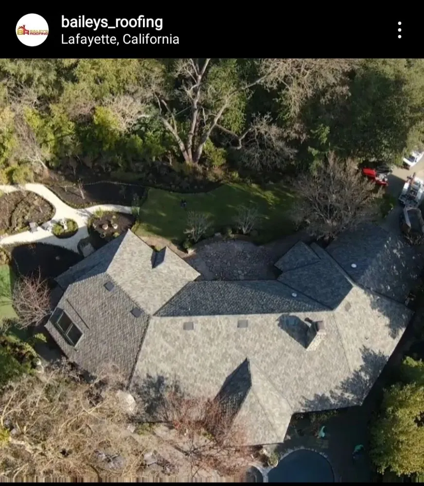 Slide of Bailey's Roofing