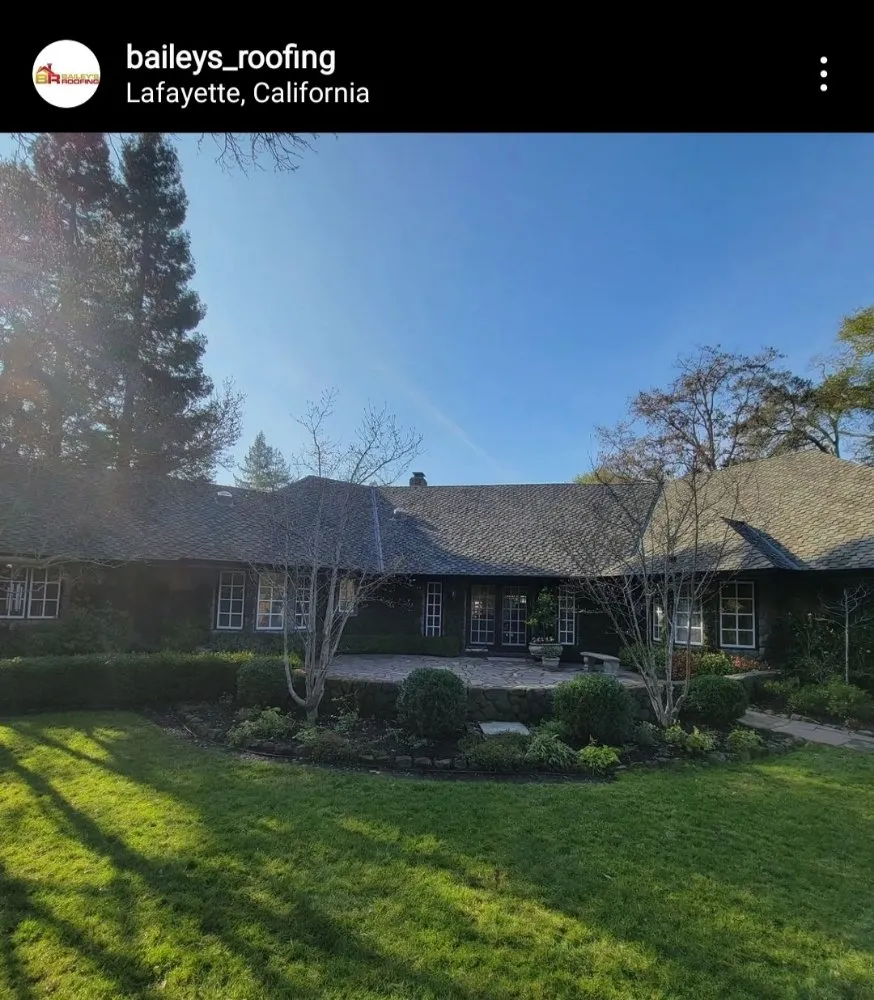 Slide of Bailey's Roofing