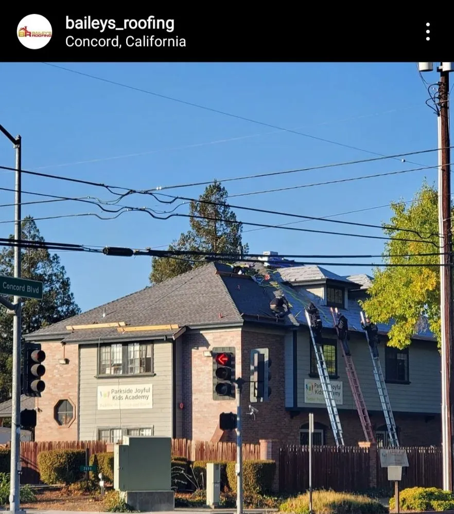 Slide of Bailey's Roofing