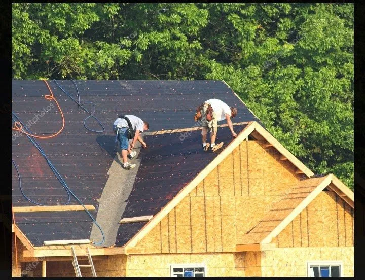 Slide of Bain's Roofing