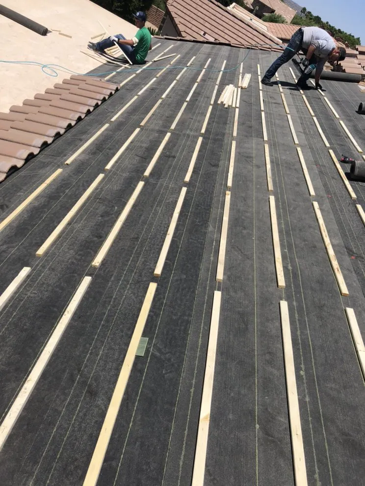 Slide of Baker Roofing