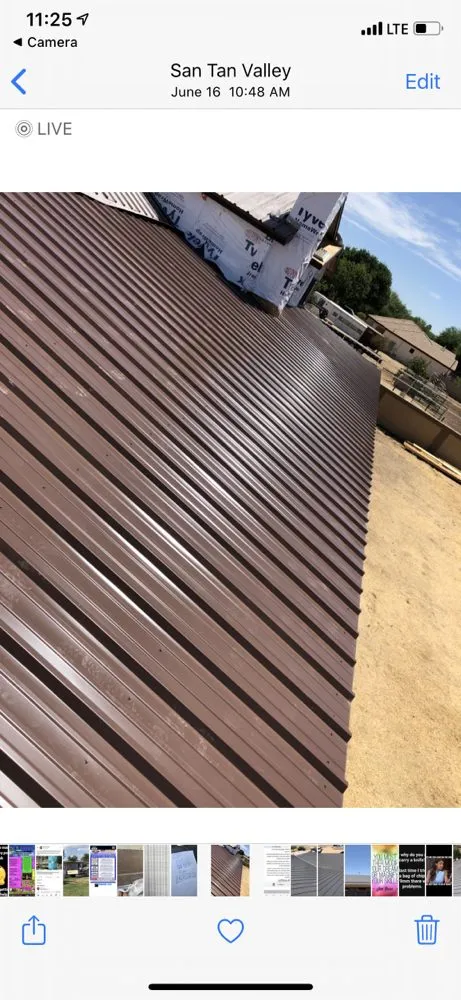 Slide of Baker Roofing