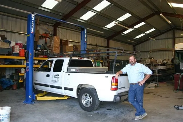 Slide of Baker Roofing