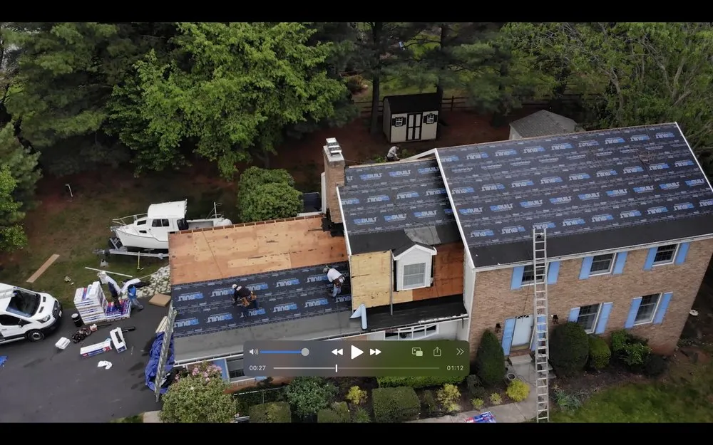 Emergency flat roof repair in Nottingham, MD - Baltimore Roofing and Remodeling