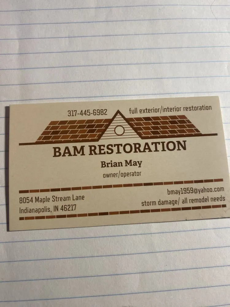 Slide of Bam Restoration