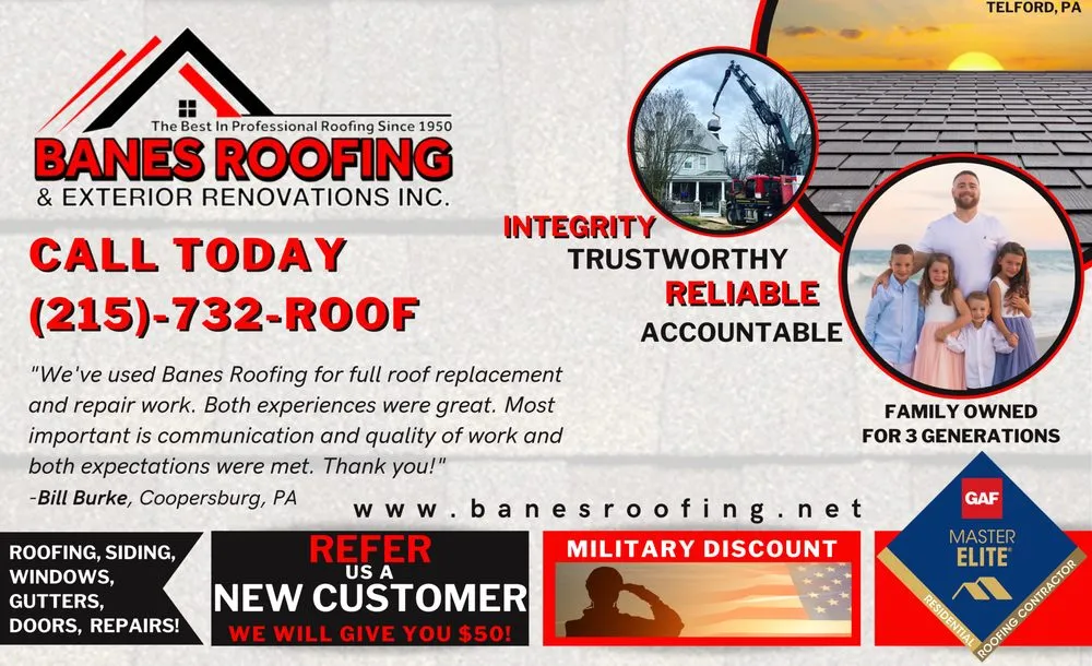 Slide of Banes Roofing