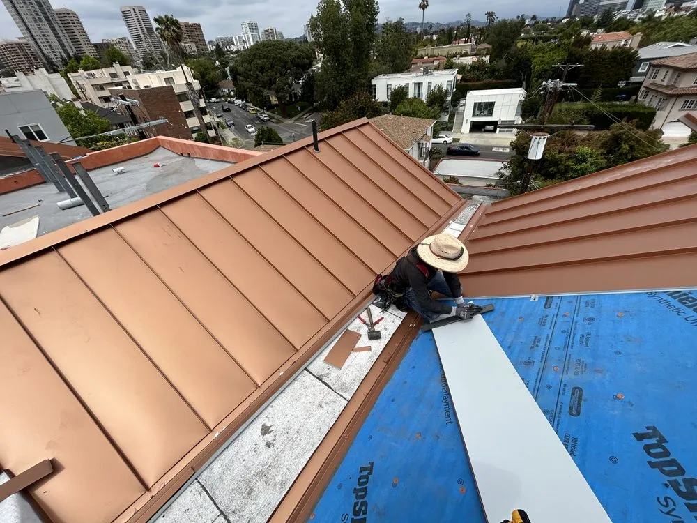Reliable roof leak repair in San Fernando Valley, CA by Barajas Sheet Metal